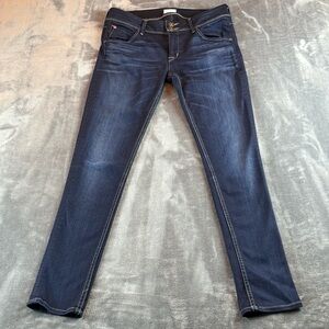 Hudson Women's Jeans Skinny Size 29 Dark Wash Back Pocket Flaps